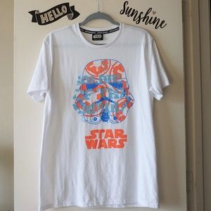 Star Wars Star Trooper White Graphic T-Shirt XL